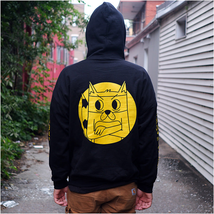 xtra-tuff eightyaday hoodie with sleeve & back print