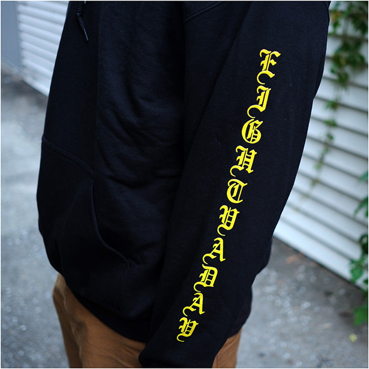 xtra-tuff eightyaday hoodie with sleeve & back print