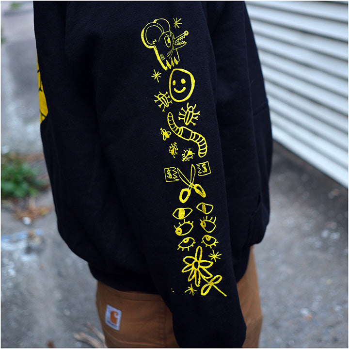 xtra-tuff eightyaday hoodie with sleeve & back print